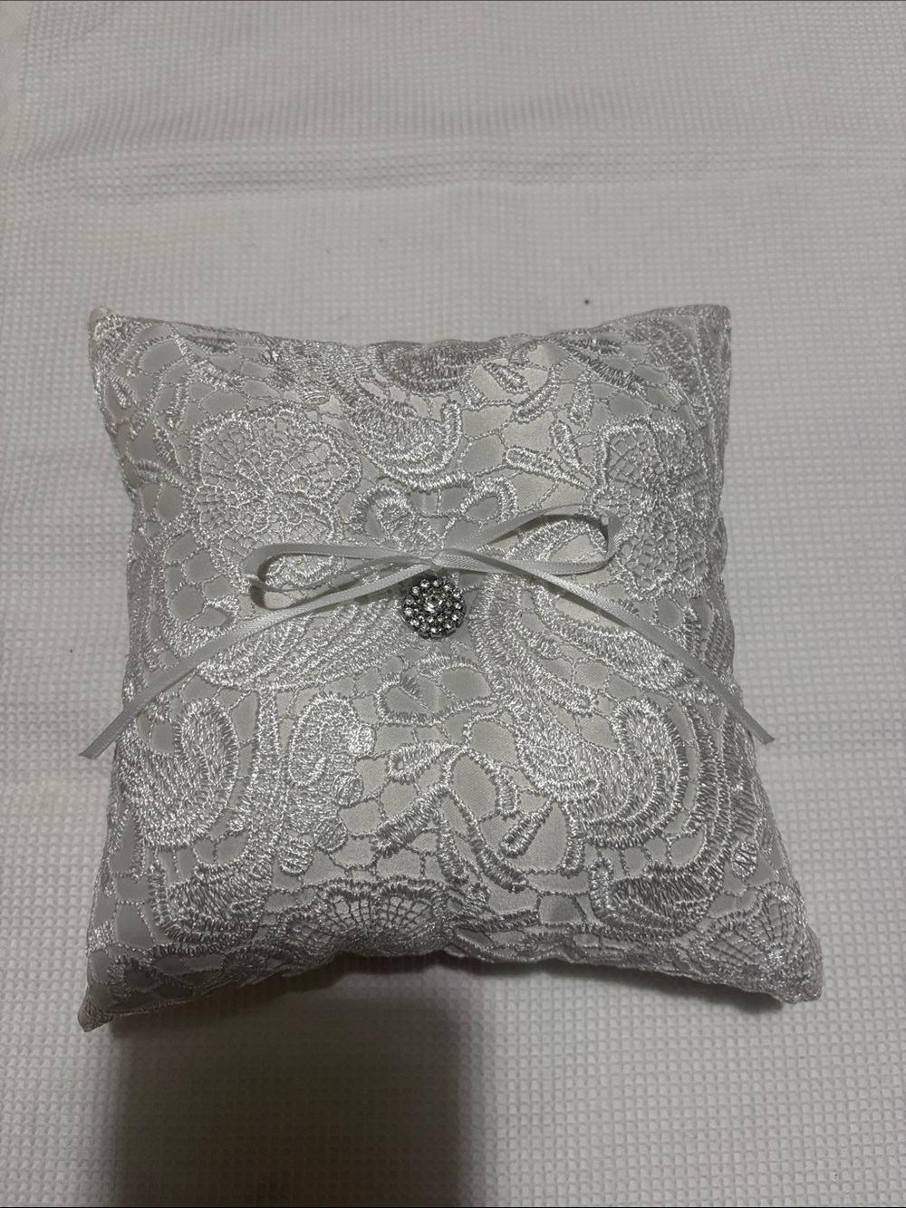 Vintage Lace Ring Bearer Pillow by Celebrate It™ Occasions